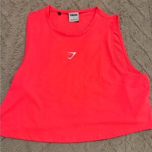 Gymshark Vibrant Pink Sleeveless Crop Top